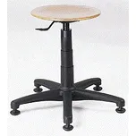 Pracovní židle bez opěradla - dřevo