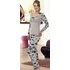 Dámské pyžamo Nebula Fashion Dámské pyžamo Lucie šedé