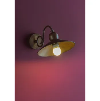 Nástěnné svítidlo Redo LENA 02-755 - Rustikální nástěnné svítidlo (Rustikální nástěnná lampa nejen na chalupu a do roubenky)