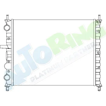 Chladič motoru Chladič vody FIAT Bravo i Brava (182) 1995-2002 LP.0000.1624.83-162483 - DOPRAVA ZDARMA