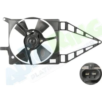 Ventilátor topení a klimatizace Ventilátor s krytem / úchytem - sahara OPEL Tigra 09.94-2002 LP.0000.2517.11-253605 - DOPRAVA ZDARMA