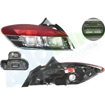 Zadní světlomet Zadní světlo RENAULT Megane 3 09.08-10.13 LA.0000.8666.57-4781 - DOPRAVA ZDARMA