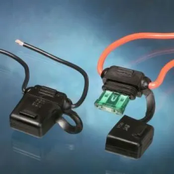 Autopojistky Littelfuse FHAC0001LXN Držák pojistky ATO max. 20A černý kabel (Pouzdro pojistky nožové FHAC0001LXN)