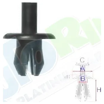 Auto-moto Úchytka OPEL Meriva A 04.06-05.10 LA.0000.8629.68-100535 - DOPRAVA ZDARMA