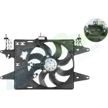 Ventilátor topení a klimatizace Ventilátor s krytem / úchytem - sahara FIAT Doblo (119,223) 2006-2010 LP.0000.2526.52-252652 - DOPRAVA ZDARMA