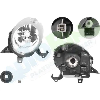 Přední světlomet Hlavní světlomet NISSAN Micra (K12) 2003-10.10 LA.0000.8610.08-52279 - DOPRAVA ZDARMA