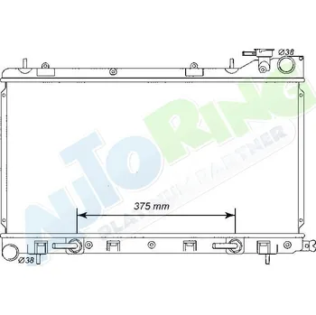 Chladič motoru Chladič vody SUBARU Forester (SG) 09.02-06.05 LP.0000.1641.20-164120 - DOPRAVA ZDARMA