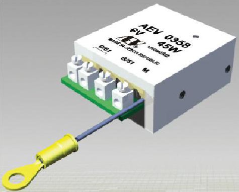 Regulátor napětí 6V/45W AEV 0358 (AEV0358 Regulátor dynama 6V/45W AEV0358)