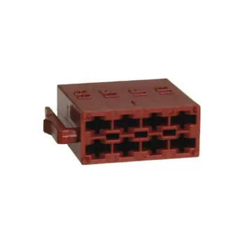 Auto elektroinstalace Kryt konektoru ISO repro část (pouze plast pro dutinky 254082)