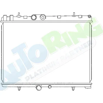 Chladič motoru Chladič vody CITROEN C5 (RC,RE) 11.04-2008 LP.0000.1692.85-183245 - DOPRAVA ZDARMA
