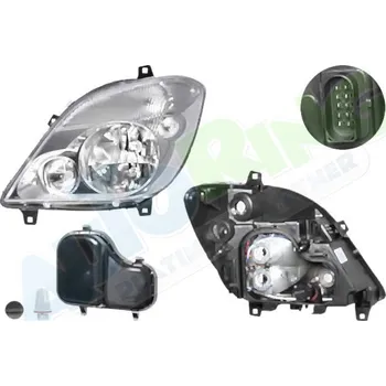 Přední světlomet Hlavní světlomet MERCEDES Sprinter (209-524) od 06.2006 LA.0000.8583.50-56385 - DOPRAVA ZDARMA