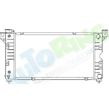 Chladič motoru Chladič vody CHRYSLER Voyager (GS,NS) 1996-2000 LP.0000.1626.65-162966 - DOPRAVA ZDARMA