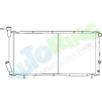 Chladič motoru Chladič vody SUBARU Leone (AB) 02.79-10.91 LP.0000.1680.76-168076 - DOPRAVA ZDARMA
