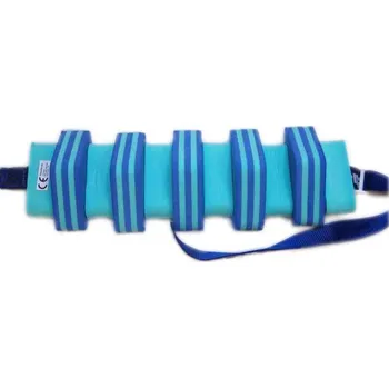 Plovací pás DENA PLAVECKÝ PÁS PRUH - zelená-modrá 11 dílků