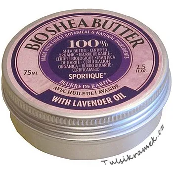 Tělový krém Sportique BIO BAMBUCKÉ MÁSLO - LEVANDULE 75 ml