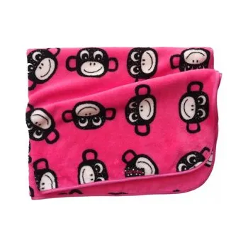 Dětská deka Pinkie deka Monkey Pink