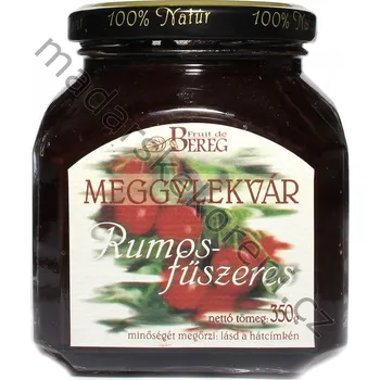 Višňový džem se skořicí a rumem