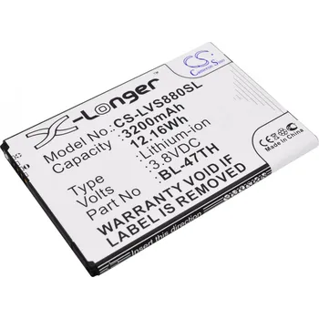 Baterie pro mobilní telefon Baterie Cameron Sino CS-LVS880SL pro LG B1 Lite - neoriginální