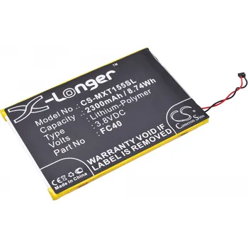 Baterie pro mobilní telefon Baterie Cameron Sino CS-MXT155SL pro Motorola XT1550 - neoriginální