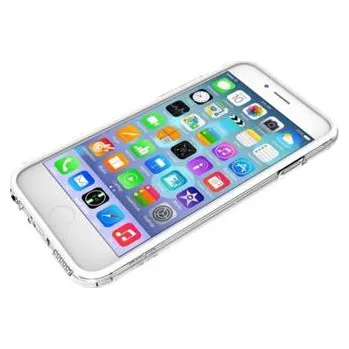 Pouzdro na mobilní telefon Devia Classic pouzdro bumper pro Apple iPhone 8 / SE 2020 / SE 2022 bílý - transparentní
