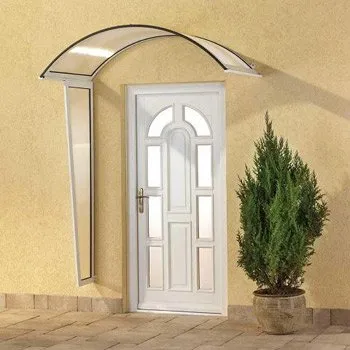 Robelit vchodová stříška oblouková čirá, 2500 x 750 mm