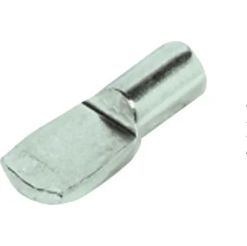 Nábytkové kování Podpěrka polic Ø 5 mm pomosazená