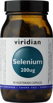 Přírodní produkt Viridian Selenium 200ug (Selen) 90 kapslí