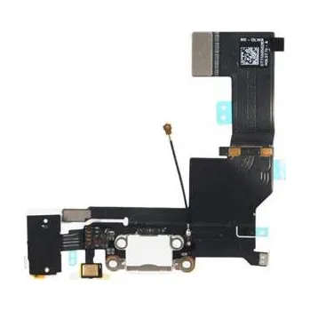 Apple iPhone SE Dock Lightning flex with mic - lightning dock konektor s mikrofonem pro iPhone SE bílý