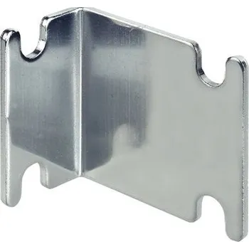 Nábytkové kování Držák zadní stěny ocelový niklovaný