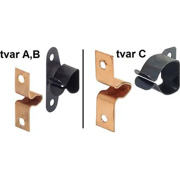 Pérová nábytková záskočka tvar A