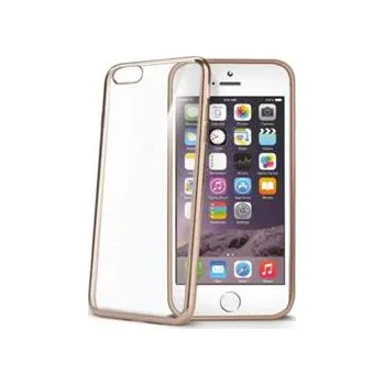 Pouzdro na mobilní telefon Celly Laser TPU tenké pouzdro na Apple iPhone 6S / 6 , zlaté