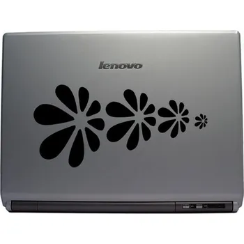 Samolepka na notebook Letící květy