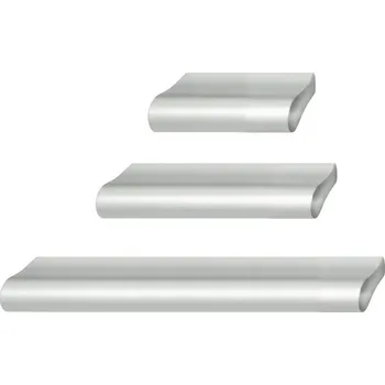 Nábytková úchytka z eloxovaného hliníku délka 116 mm