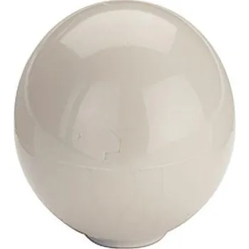 Dveřní zarážka gumová, kulatá, barva bílá