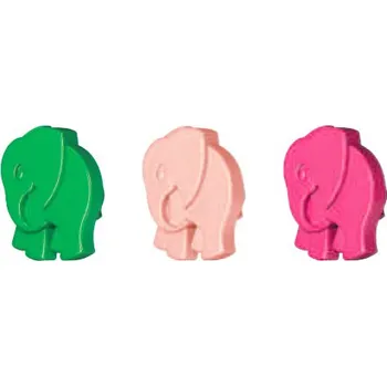 Dětská úchytka slon světle růžová