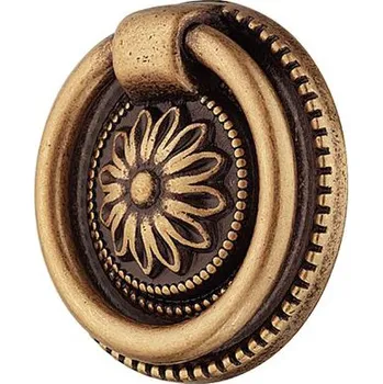 Nábytkové kování Úchytka mosazná patina