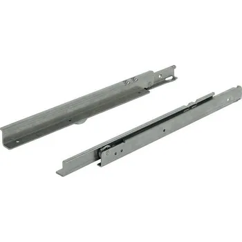 Nábytkové kování Nerezový výsuv částečný, nosnost 100kg, délka 500mm