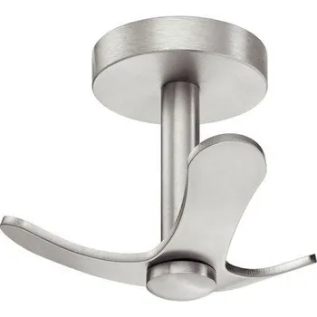 Nábytkové kování skříňový stropní háček nerez