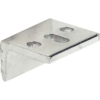 Nábytkové kování Protiplech z poniklované mosazi pro nábytkovou zástrč