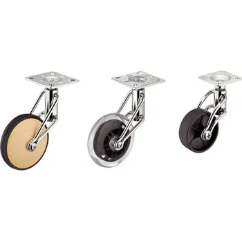 Kolečko nábytkové bez brzdy, nosnost do 50 kg k přišroubování, z plastu