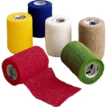 3M 3M™ Coban™ samodržící obinadla 7,5x450 cm Barva: červená