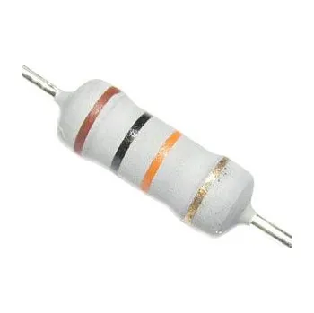 Rezistor 120R 0411, rezistor 2W, 5%, 300ppm, 500V