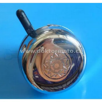 Zvonek na kolo Zvonek pětilístek - chrom