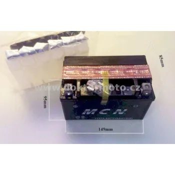 Motobaterie Akumulátor 12V 6Ah Dynavolt YTX7A-BS 150x87x93