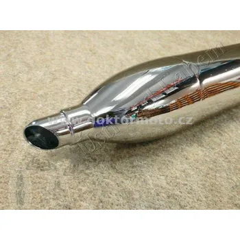 Tlumič výfuku Výfuk - tlumič výfuku komplet 660mm Simson motokolo