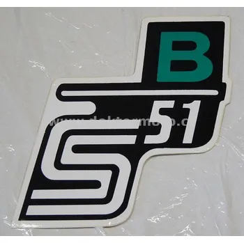 Poštovní schránka Nálepka schránky S51 B - č/b/zelená