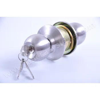 Dveřní kování Uzamykatelná americká koule HAFELE 70mm stříbrná