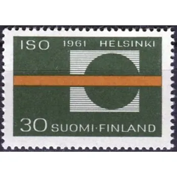 Poštovní známka Posti Finland (1961) MiNr. 535 ** - Finsko - Valné shromáždění Mezinárodní organizace pro normalizaci (ISO), Helsinki