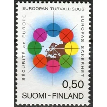 Poštovní známka Posti Finland (1972) MiNr. 715 ** - Finsko - Evropská bezpečnostní konference, Helsinki
