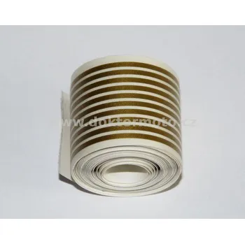 Náušnice Nálepka - linky zlaté UNI 1,5x1500 mm